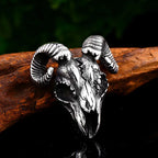 Gothic Satanic Skull Stainless Steel Pendant Necklace