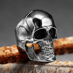Various Skull Rings 316L Stainless Steel Men Skulls Ring Simple Skeleton Punk Rock Party for Rider Male Friend Jewelry Best Gift