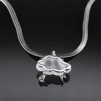 Iced Out Steel Chain Y2k Floating Cloud Lightning