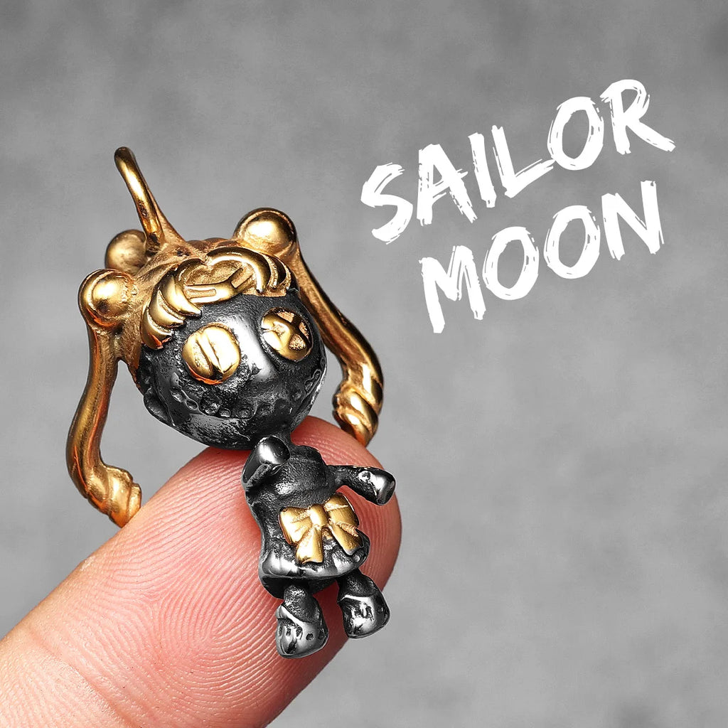 Sailor Moon Pendant Necklace — Stainless Steel