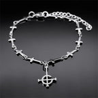 Band Beaded Bracelet — Stainless Steel