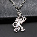 Vintage Chief Pharaoh Necklace On The Neck 43Cm Chain Girl Jewellery Beach Art Supplies