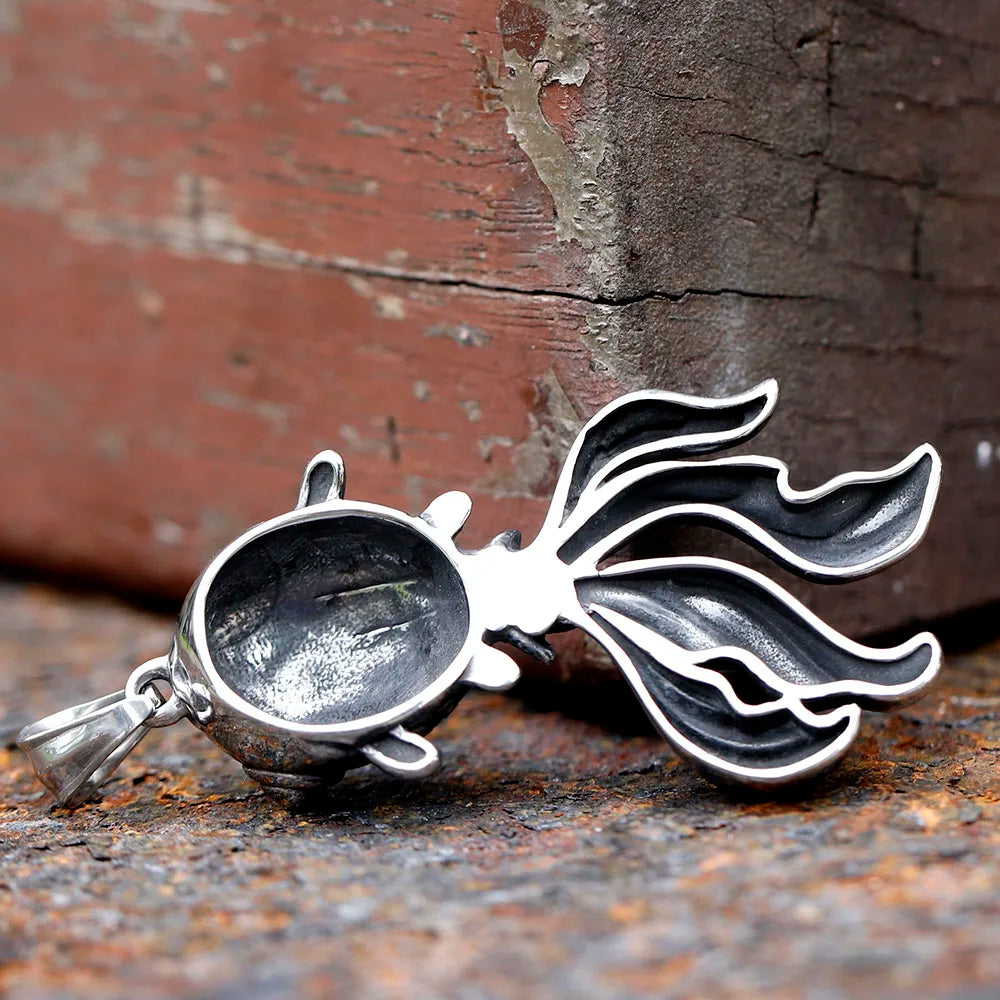 Fish Stainless Steel Pendant Necklace