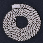 Iced Out Cuban Necklace Stainless Steel 10MM
