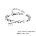 Silver Link Chain Bracelet — Stainless Steel