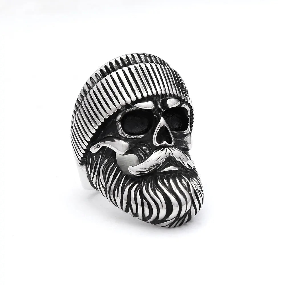Gothic Skull Ring — Stainless Steel