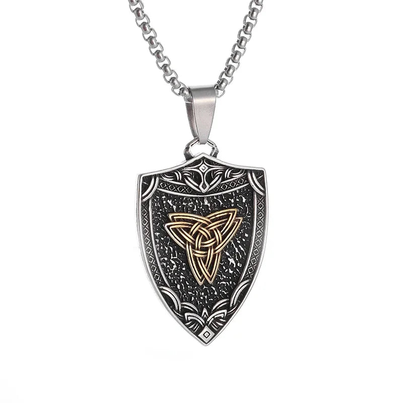 Celtic Trinity Knot Pendant Necklace — Zinc Alloy