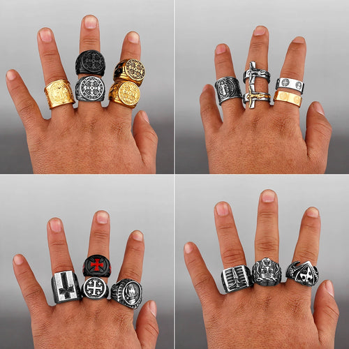 Catholic Stainless Steel Ring