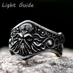 2022 Retro Great Cthulhu Worship Ring For Man Woman Punk Mysterious Charm Fashion Octopus Rings Sea Monster Jewelry Accessories
