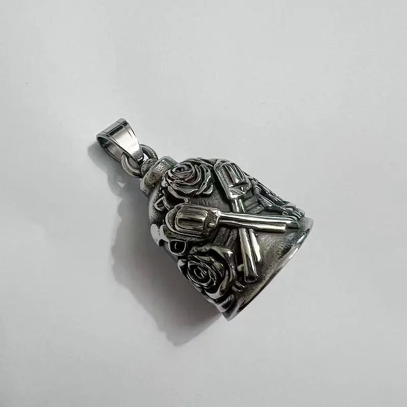 Moto Bell Steel Pendant Punk Motorcycle