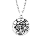 Steel Pendant Vintage Punk Witchcraft Pentagram
