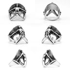 Gothic Statement Ring — Stainless Steel