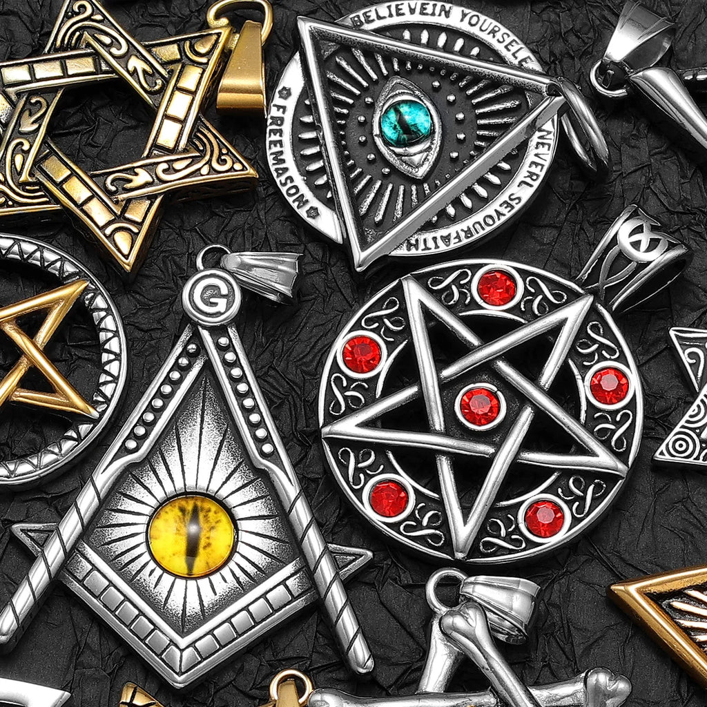 Star of David Pendant — Stainless Steel