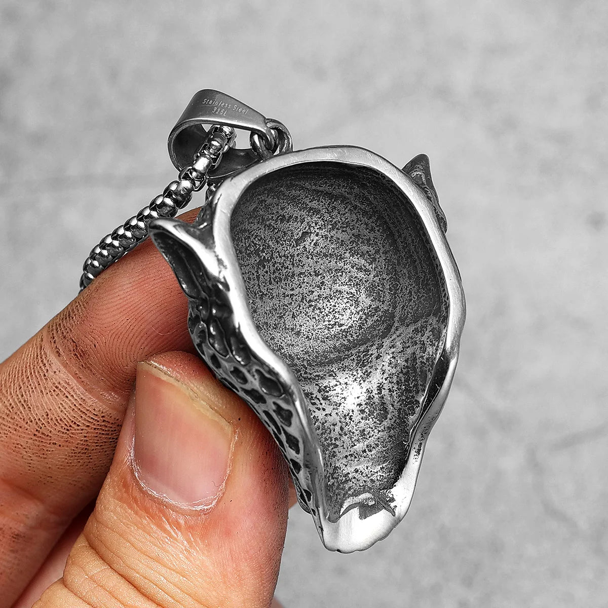 Jungle Jaguar Hunter Stylish Men Necklace with Pendant Stainless Steel Jewelry for Male Women Punk Hip Hop Accessories Gifts