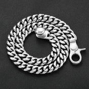 Miami Cuban Link Chain Necklace — Stainless Steel