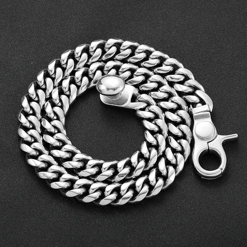 Stainless Steel Cuban Chain Necklace Miami