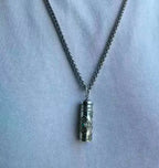 Ethnic Style Relief Vajra Pestle Necklace For Men Jewelry Blessing Gau Buddhist Scripture Box Pendant Male Choker