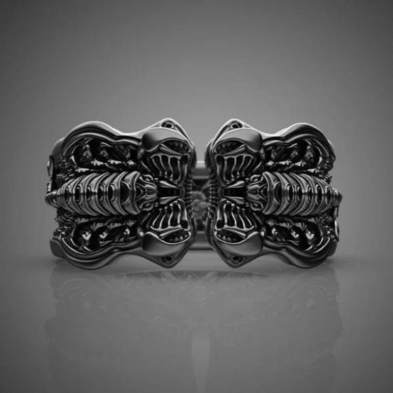 Buyee 925 Sterling Silver Unique Ring Finger Cute Scorpion Open Ring for Women Man Fashion Animal Rock Punk Fine Jewelry Circle