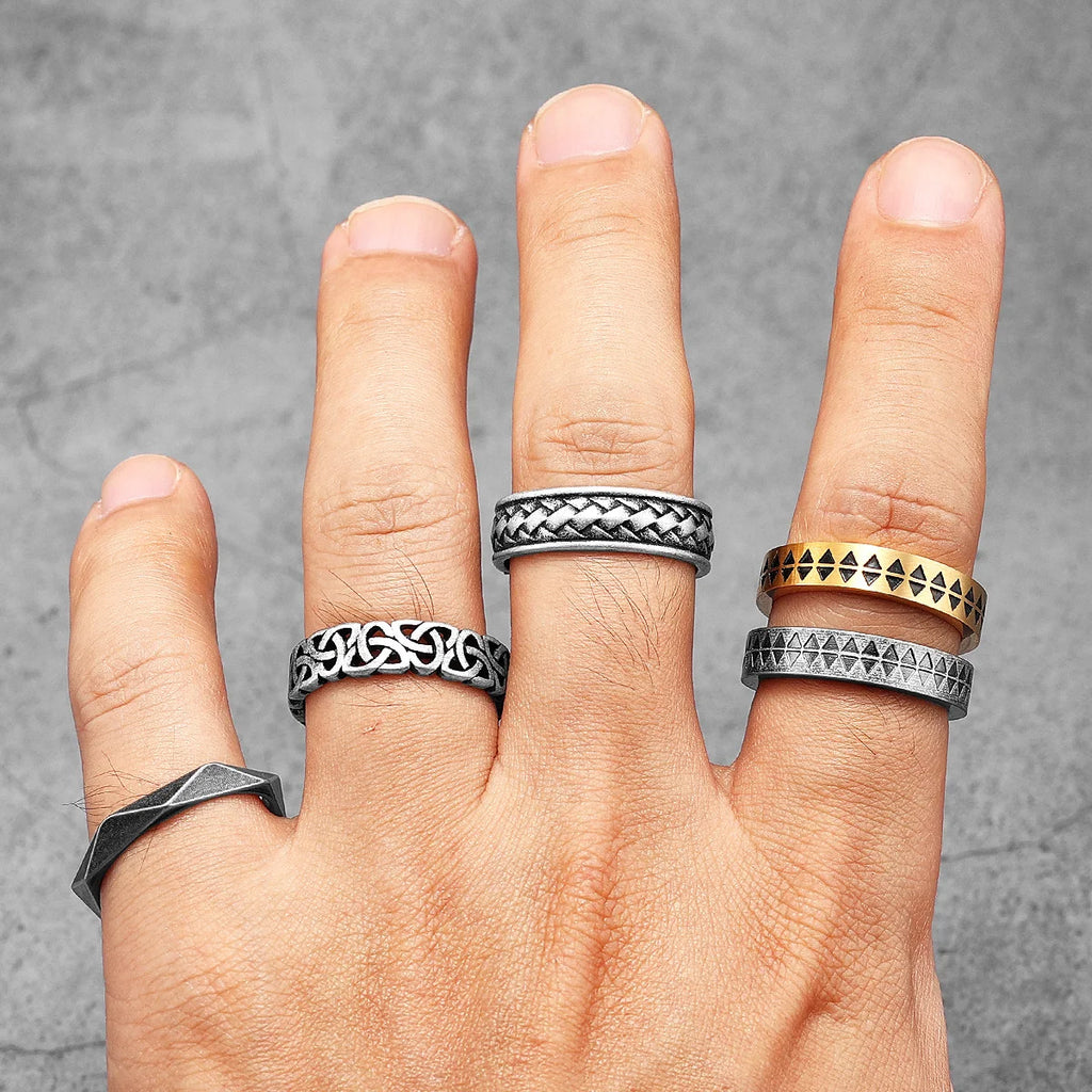 Celtic Knot Hollow Ring Stainless Steel