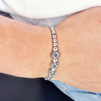 Luxury Roal Rafa Man Bracelet For Women Stainless Steel Beaded Hand Jewelry Couple Gift
