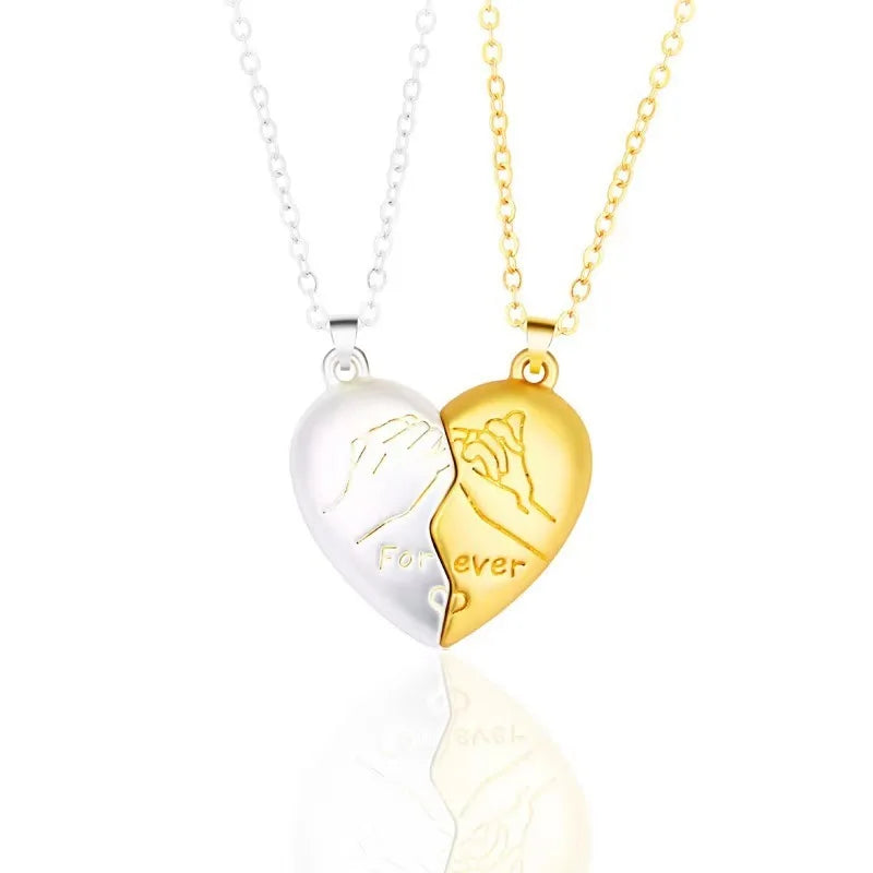 Magnetic Heart Pendant Necklace