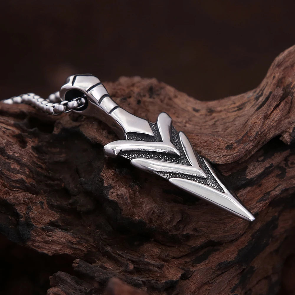 Arrow Pendant — Stainless Steel