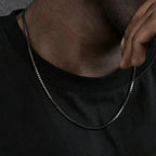 2mm Box Chain Necklace — Stainless Steel