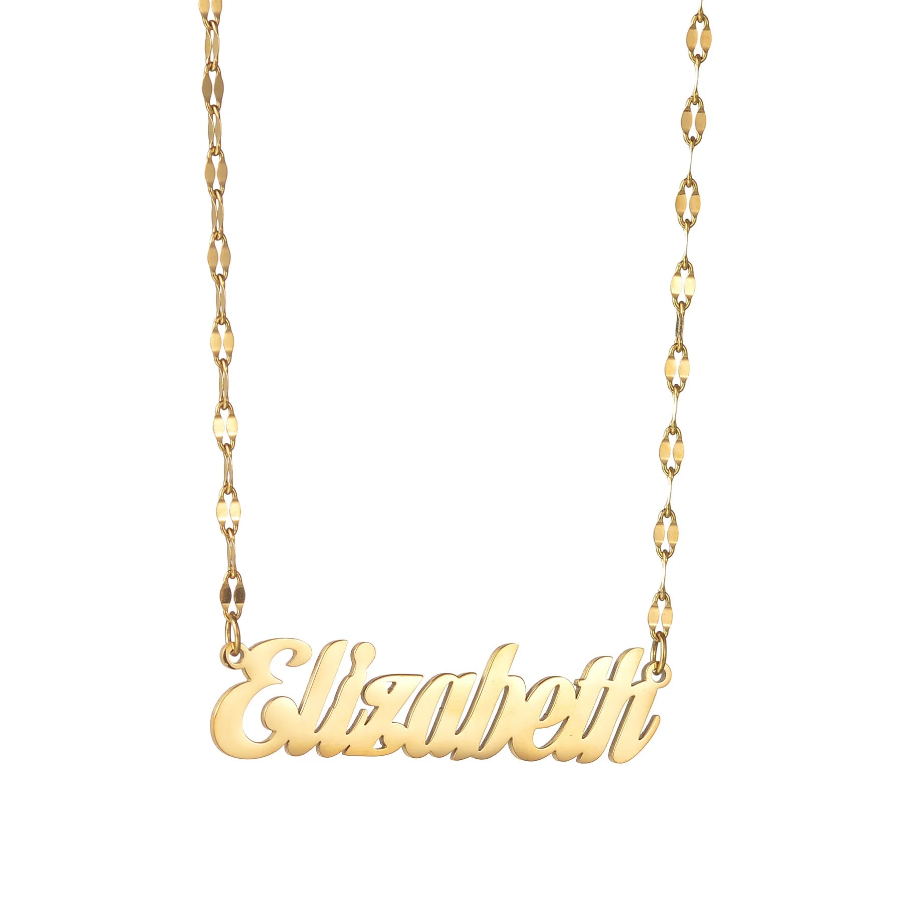 Custom Crown Heart Pendant Necklace — Stainless Steel