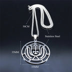 Demon Silver Pendant Seal Crocell Women/men Satan