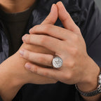 Seven Archangels Hexagram Signet Ring — Kabbalah