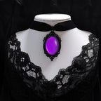 Gothic Crow Pendant Necklace