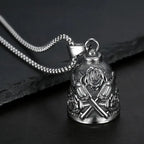 Moto Bell Steel Pendant Punk Motorcycle
