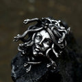 Medusa Steel Pendant Gothic 316L Vintage Snake