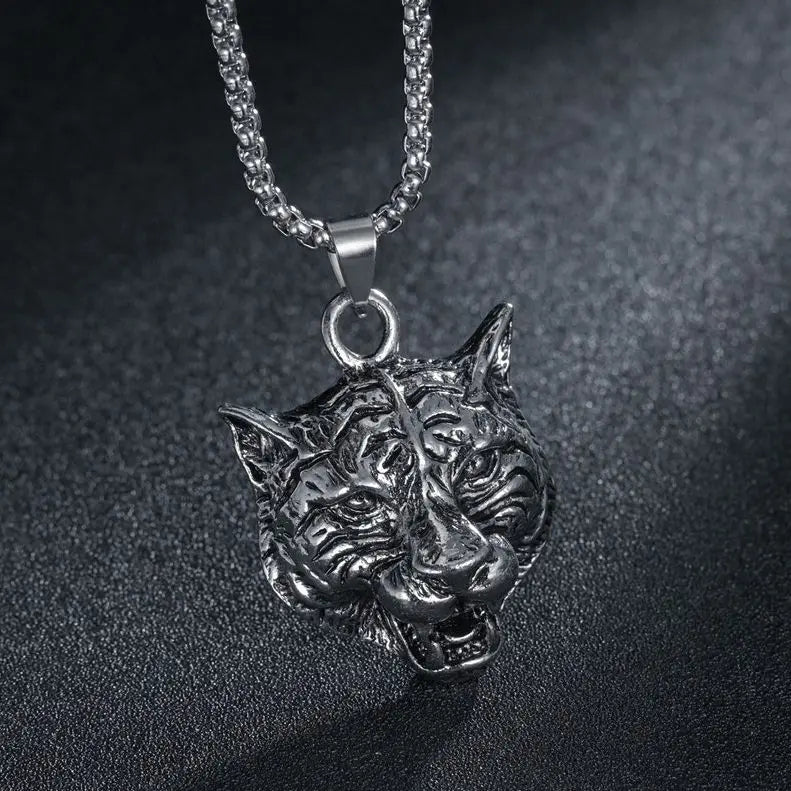 Punk Bull Buffalo Skull Pendant Necklace For Cool Men Women Stainless Steel Long Chain Necklace Party Gift Hip Hop Jewelry