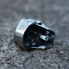 NEW Men's 316L stainless steel Double headed Skull ring Gothic Biker PUNK Motorcycle Band Jewelry for Gifts free