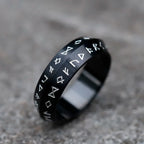 Odin Viking Rune Amulet Ring — Stainless Steel