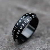 Odin Viking Rune Amulet Ring — Stainless Steel