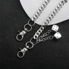 Punk Dice Waist Chain Necklace — Lobster Clasp