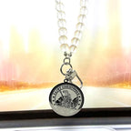 St. Christopher Medal Car Pendant Necklace — Stainless Steel