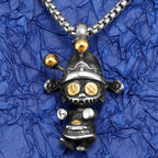 Money God Pendant Necklace — Stainless Steel