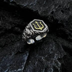Retro Domineering Ethnic Style Fire-Breathing Dragon Ring Men\\\\\'s Charm Open Ring Punk Motorcycle Rider Jewelry Accessories