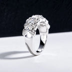 Iced Out Eternity Ring — 925 Silver