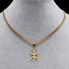 Africa Symbol Pendant Necklace — Stainless Steel