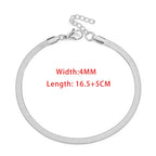Rope Chain Bracelet 3-4mm — Stainless Steel