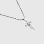 Punk Stiletto Cross Anime Accessories Judgement Chain Necklace Hunter X Hunter Pendant Men's Jewelry Gift for Boys Casual Style