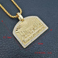 Last Supper Door Pendant Necklace — Stainless Steel