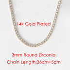Iced Out Tennis Choker — Stainless Steel