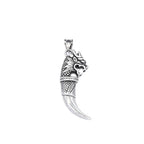 Wolf Tooth Pendant Necklace — Stainless Steel