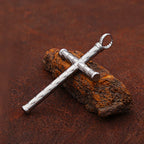 Cross Pendant Necklace — Stainless Steel