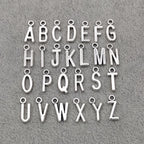 Fashion A-Z Letter Charm Lightning Bolt Plug Electrician Keychain for Electrical Worker Bag Car Keyring Gifts